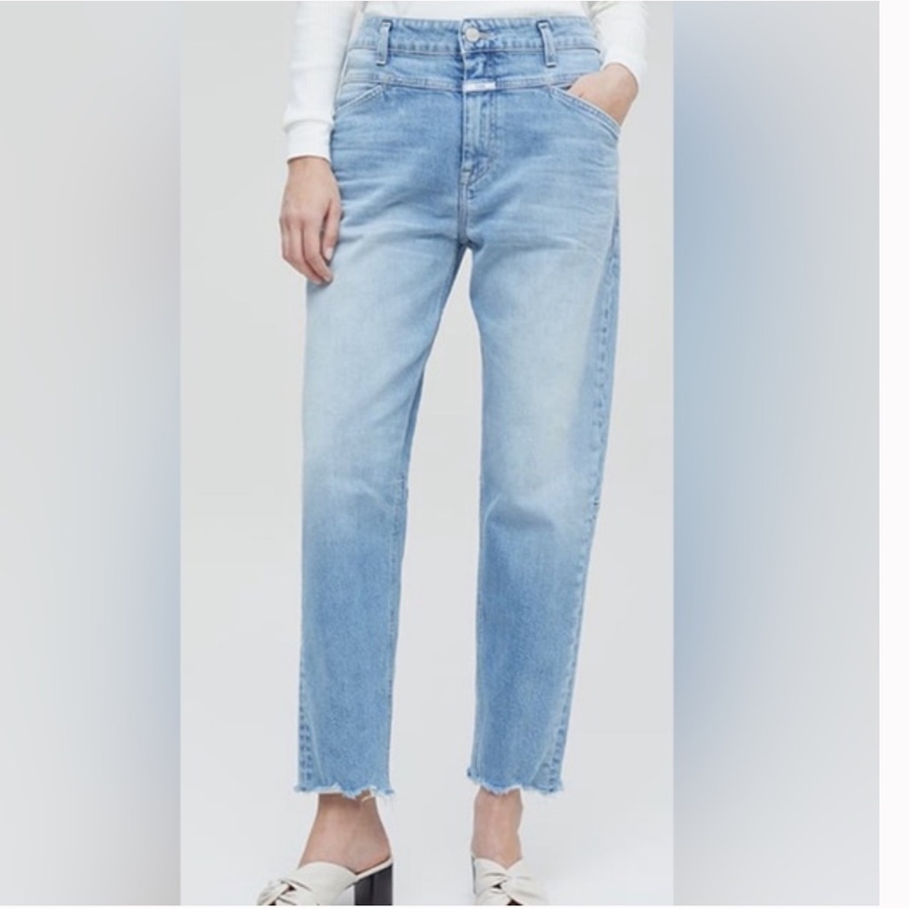 CLOSED Denim X- Lent Relaxed Fit Raw Hem Jeans